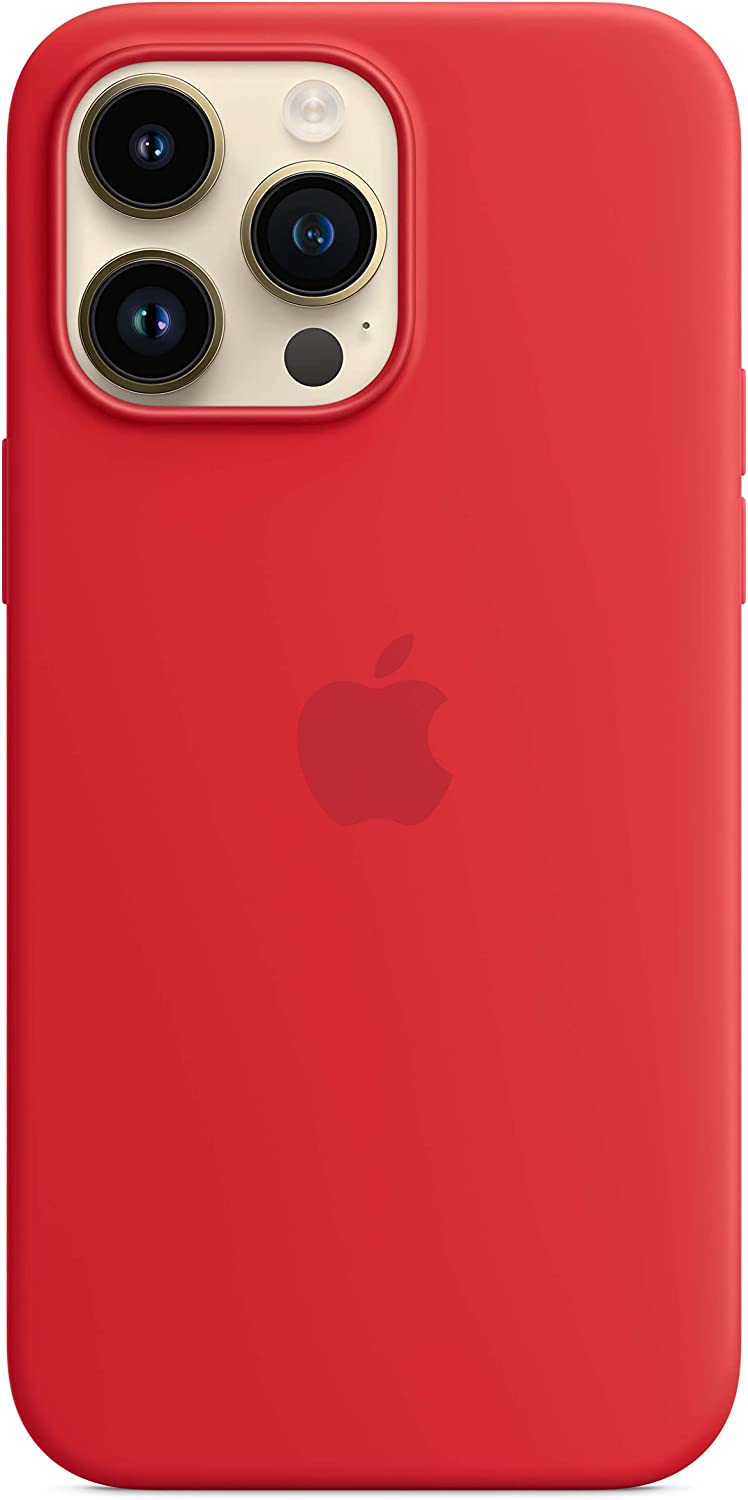 غطاء سيليكون لهاتف iPhone 14 Pro Max مع MagSafe
