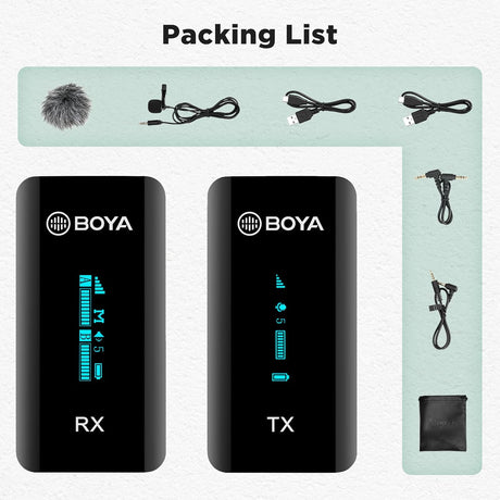 BOYA BY-XM6 S1 2.4GHz Wireless Microphone