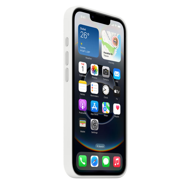 iPhone 16e Silicone Case – White OB