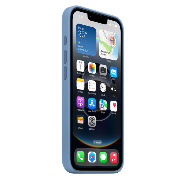 iPhone 16e Silicone Case – Winter Blue OB