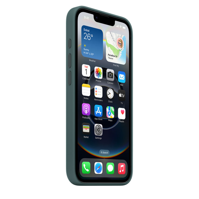 iPhone 16e Silicone Case – Lake Green OB