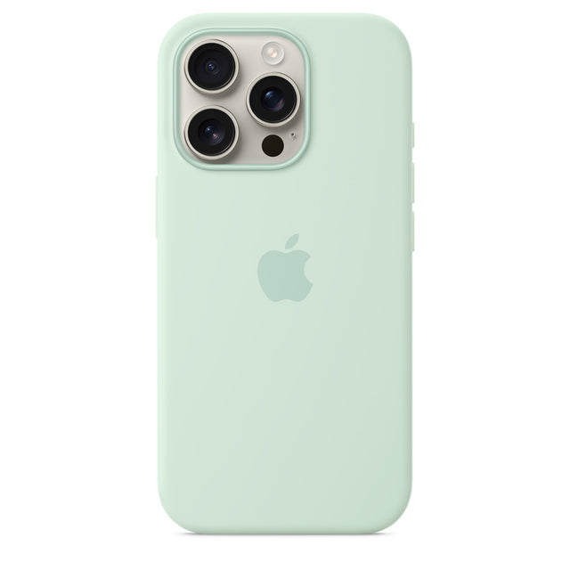 iPhone 16 Pro Max Silicone Case with MagSafe – Aquamarine OB