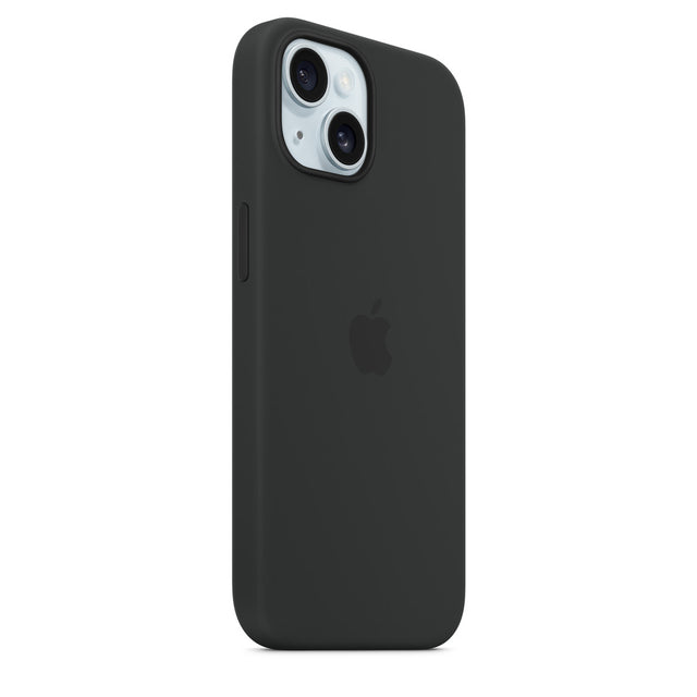 iPhone 15 Silicone Case with MagSafe – Black OB