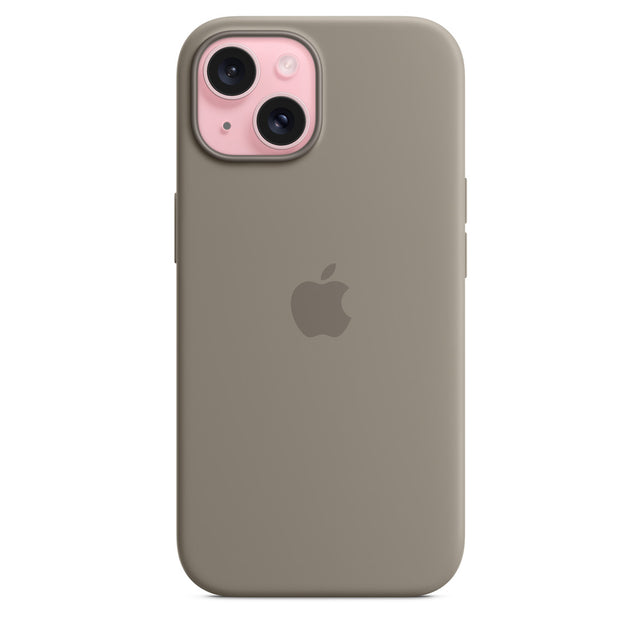 iPhone 15 Silicone Case with MagSafe – Clay OB