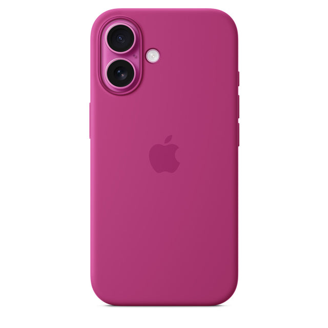 iPhone 16 Silicone Case with MagSafe – Fuchsia OB