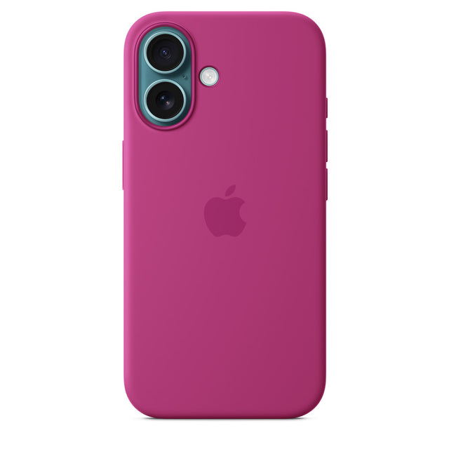 iPhone 16 Silicone Case with MagSafe – Fuchsia OB