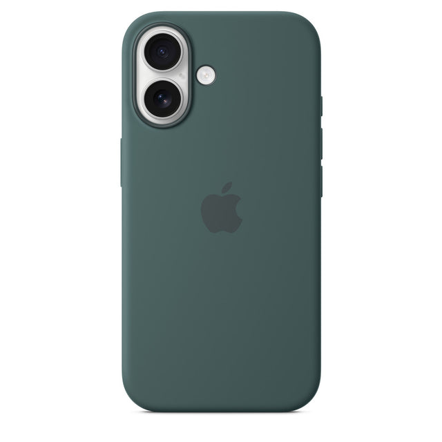 iPhone 16 Silicone Case with MagSafe – Lake Green OB