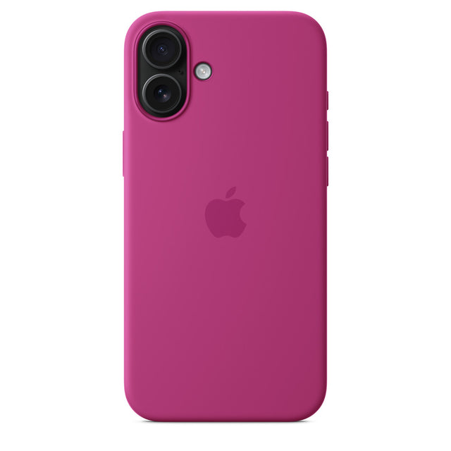 iPhone 16 Plus Silicone Case with MagSafe – Fuchsia OB