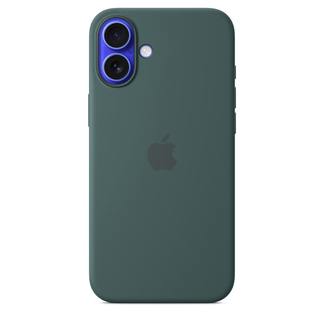 iPhone 16 Plus Silicone Case with MagSafe – Lake Green OB
