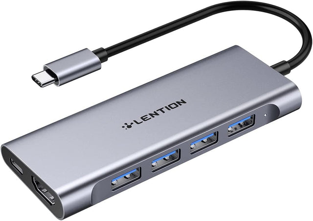 LENTION USB-C Multi-Port Hub with 4K OB
