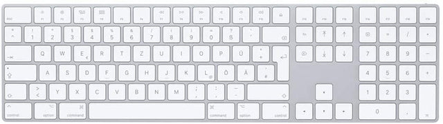 Apple Magic Keyboard with Numeric Keypad (Wireless) - Arabic - Silver OB