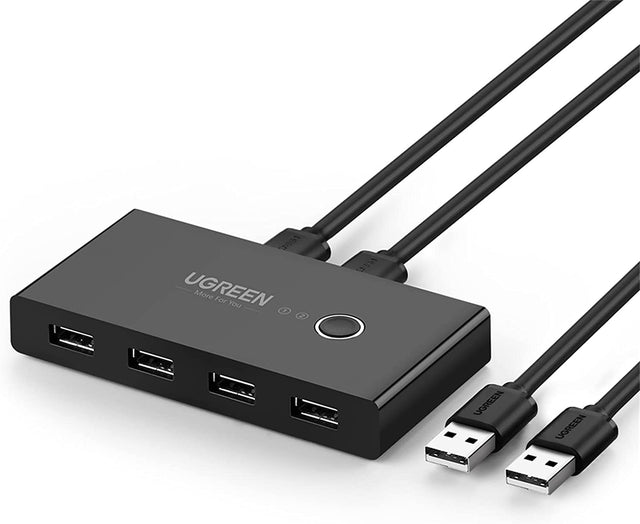UGREEN USB Switch Selector 2 كمبيوتر OB