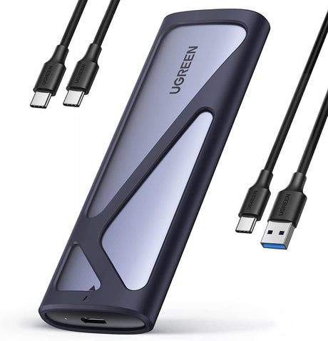 حاوية UGREEN NVMe وSATA M.2 خالية من الأدوات