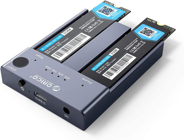Dual-Bay M.2 NVME Cloner Docking OB