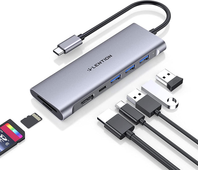 LENTION USB C Multiport Hub with 4K OB