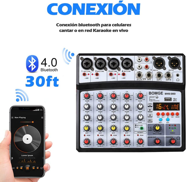 وحدة تحكم خلط DJ الرقمية الاحترافية