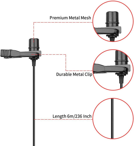 BOYA by-M1 3.5mm Lavalier Condenser   OB