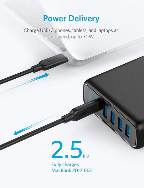 شاحن حائط USB C، أنكر بريميوم 60 واط OB