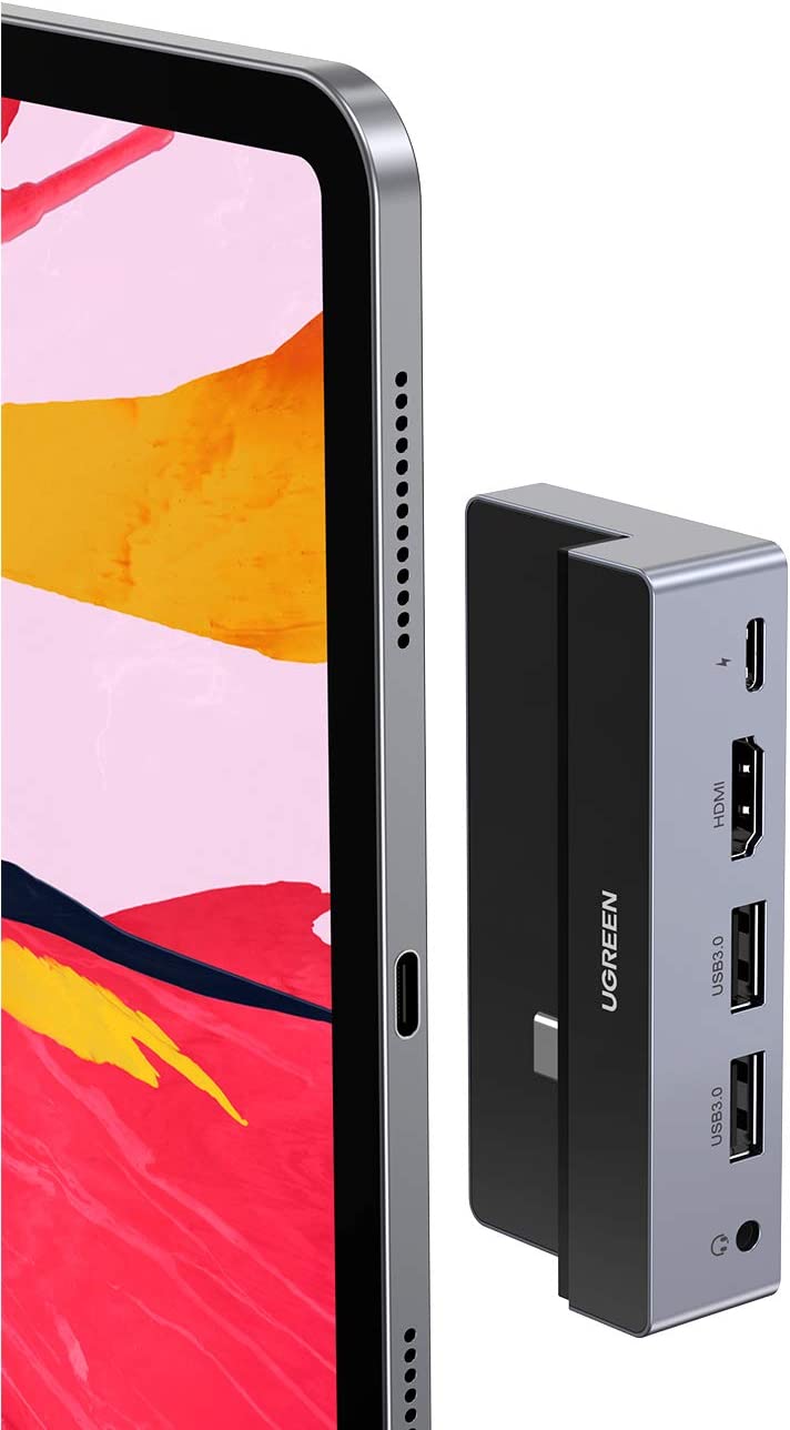 UGREEN 5 في 1 USB C Hub لجهاز iPad OB
