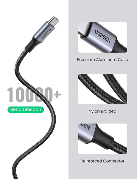 يوجرين – كابل USB C إلى USB C 100 واط