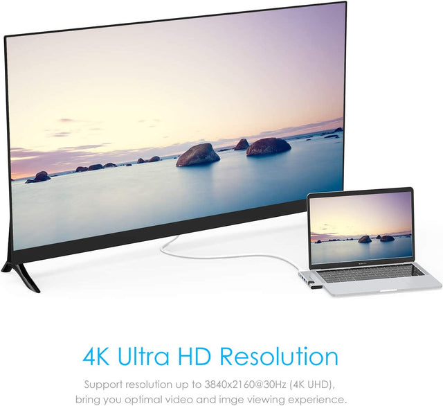 LENTION USB C Hub with 100W Power OB