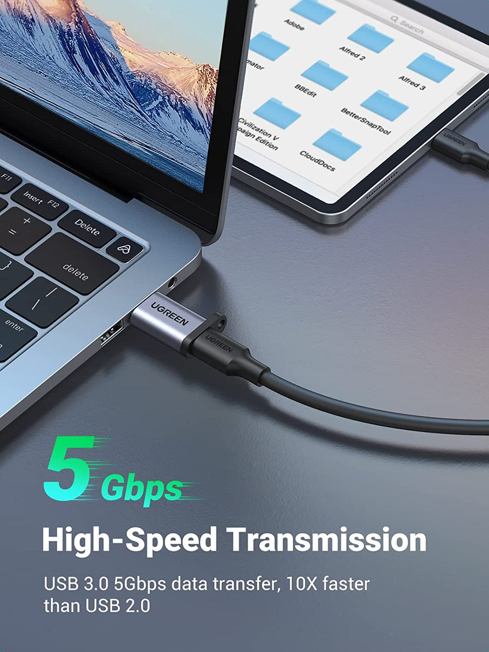 UGREEN محول USB C إلى USB 3.0 USB C OB