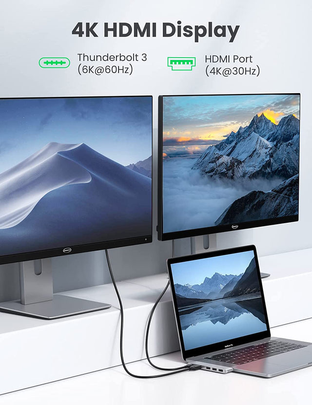 موزع يو جرين 5 في 2 USB C لجهاز MacBook OB
