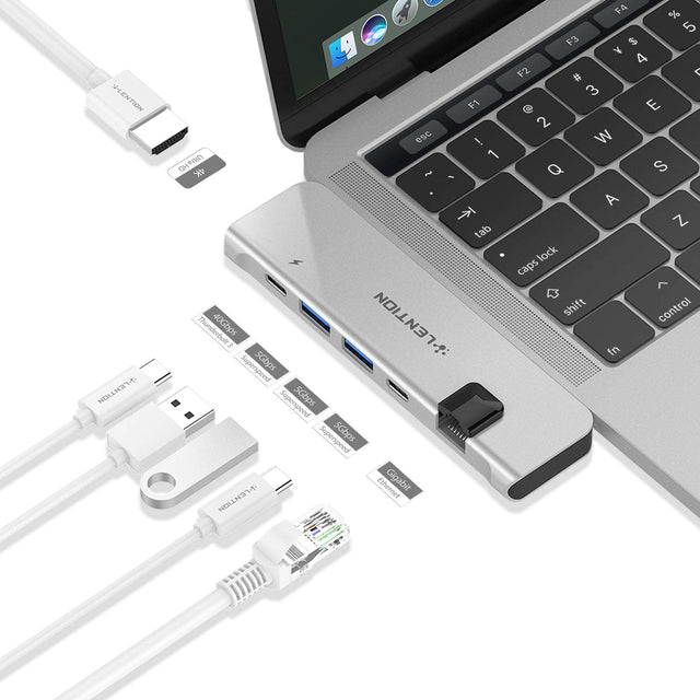 LENTION USB C Hub with 100W Power OB