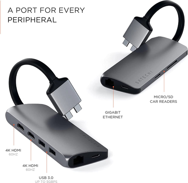 Satechi Type-C Dual Multimedia Adapter  OB