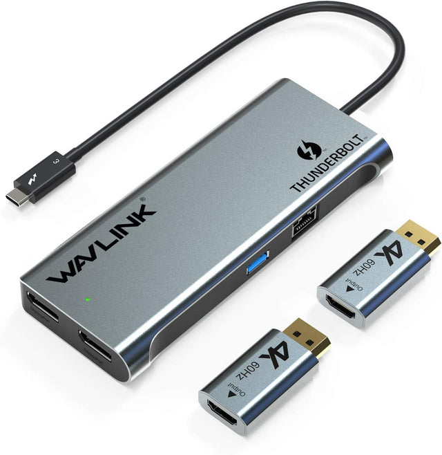 WAVLINK Thunderbolt 3 Dual 4K Docking OB