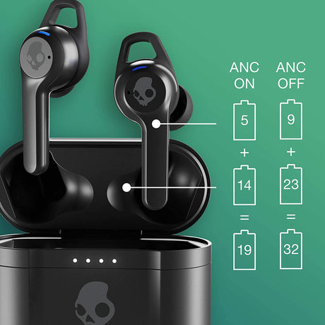 Skullcandy Indy ANC0 True Wireless In-Ear Earbuds - True Black