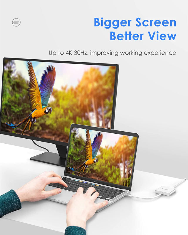 LENTION 3-in-1 USB C Hub with 100W OB