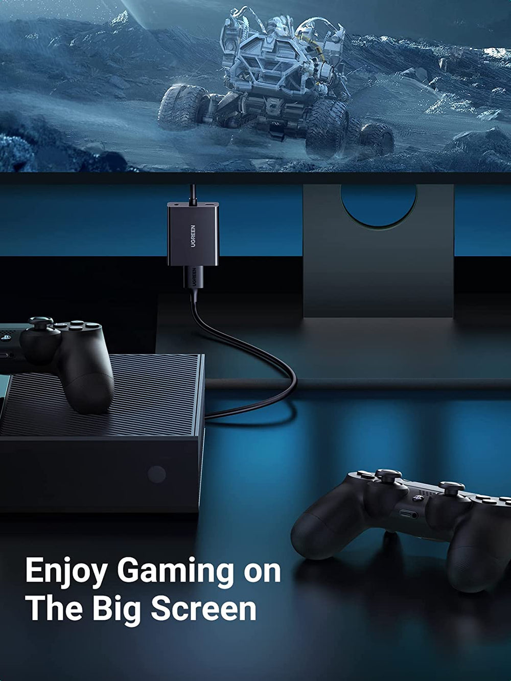 محول UGREEN Active HDMI إلى VGA OB