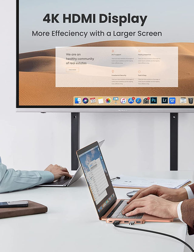 موزع يو جرين 5 في 2 USB C لجهاز MacBook OB