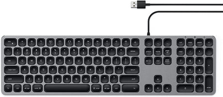 Satechi الألومنيوم لوحة المفاتيح السلكية USB OB