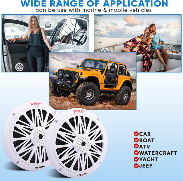 Speakers 6.5 Inch Dual Marine