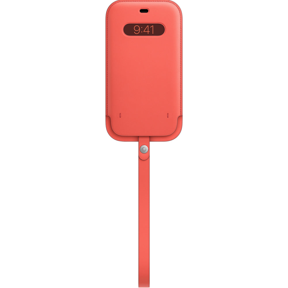 حافظة جلدية لهاتف iPhone 12 Pro Max مع MagSafe - Pink Citrus OB
