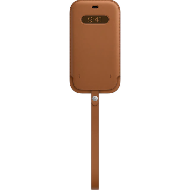حافظة جلدية لهاتف iPhone 12 Pro Max مع MagSafe - Saddle Brown OB