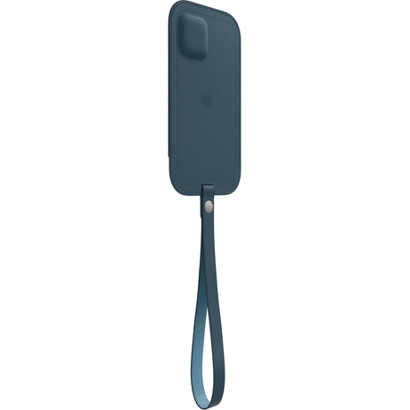 حافظة جلدية لهاتف iPhone 12 Pro Max مع MagSafe - أزرق بلطيقي OB