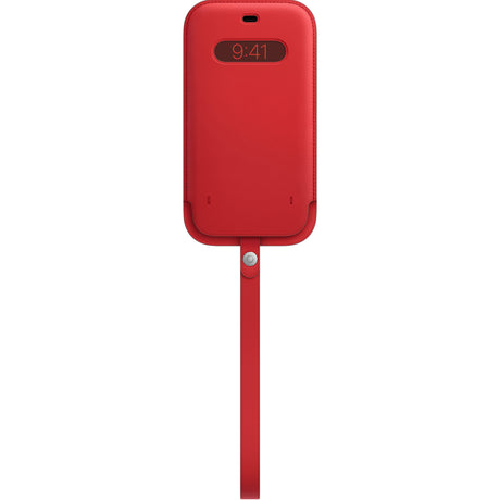 حافظة جلدية لهاتف iPhone 12 Pro Max مع MagSafe - (PRODUCT)RED OB