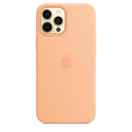 غطاء حماية سيليكون لهاتف iPhone 12 Pro Max مع MagSafe - Cantaloupe OB