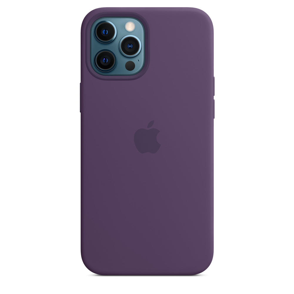 غطاء حماية سيليكون لهاتف iPhone 12 Pro Max مع MagSafe - Amethyst OB