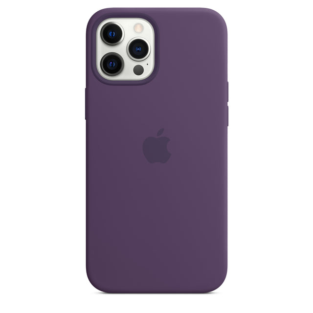 غطاء حماية سيليكون لهاتف iPhone 12 Pro Max مع MagSafe - Amethyst OB