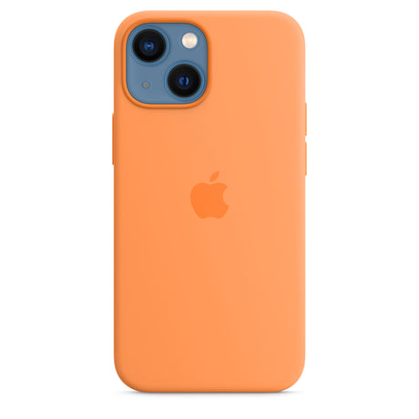 غطاء حماية سيليكون لهاتف iPhone 13 mini مع MagSafe - Marigold OB
