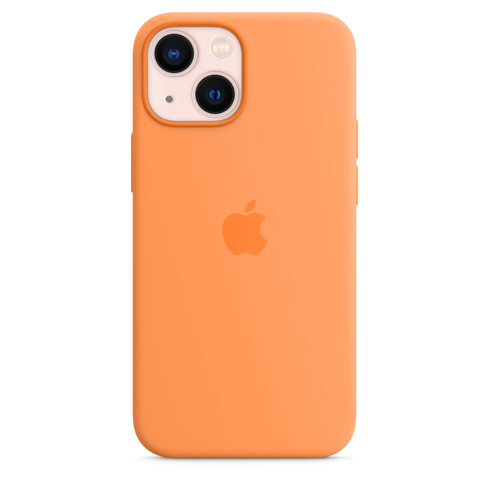 غطاء حماية سيليكون لهاتف iPhone 13 mini مع MagSafe - Marigold OB