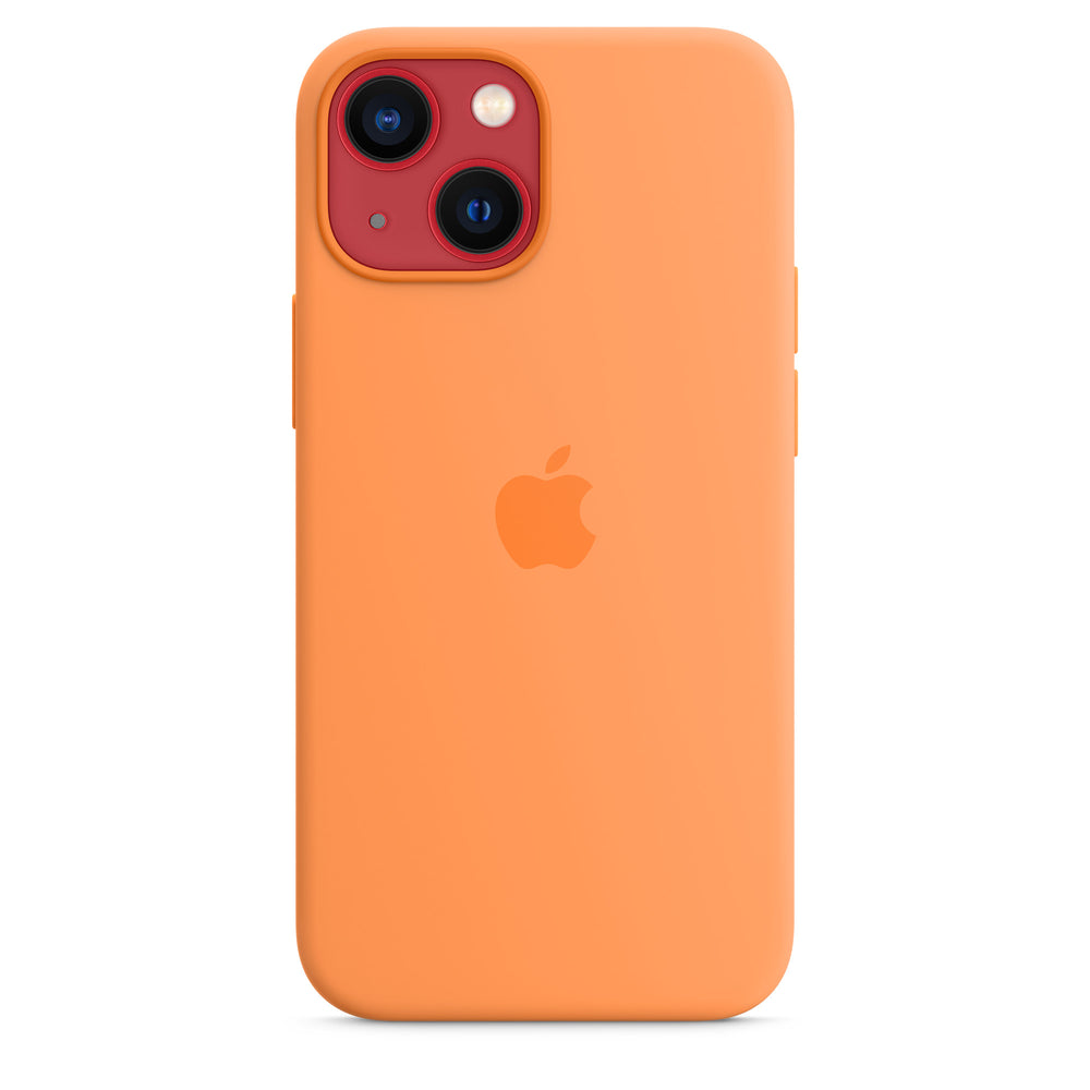 غطاء حماية سيليكون لهاتف iPhone 13 mini مع MagSafe - Marigold OB