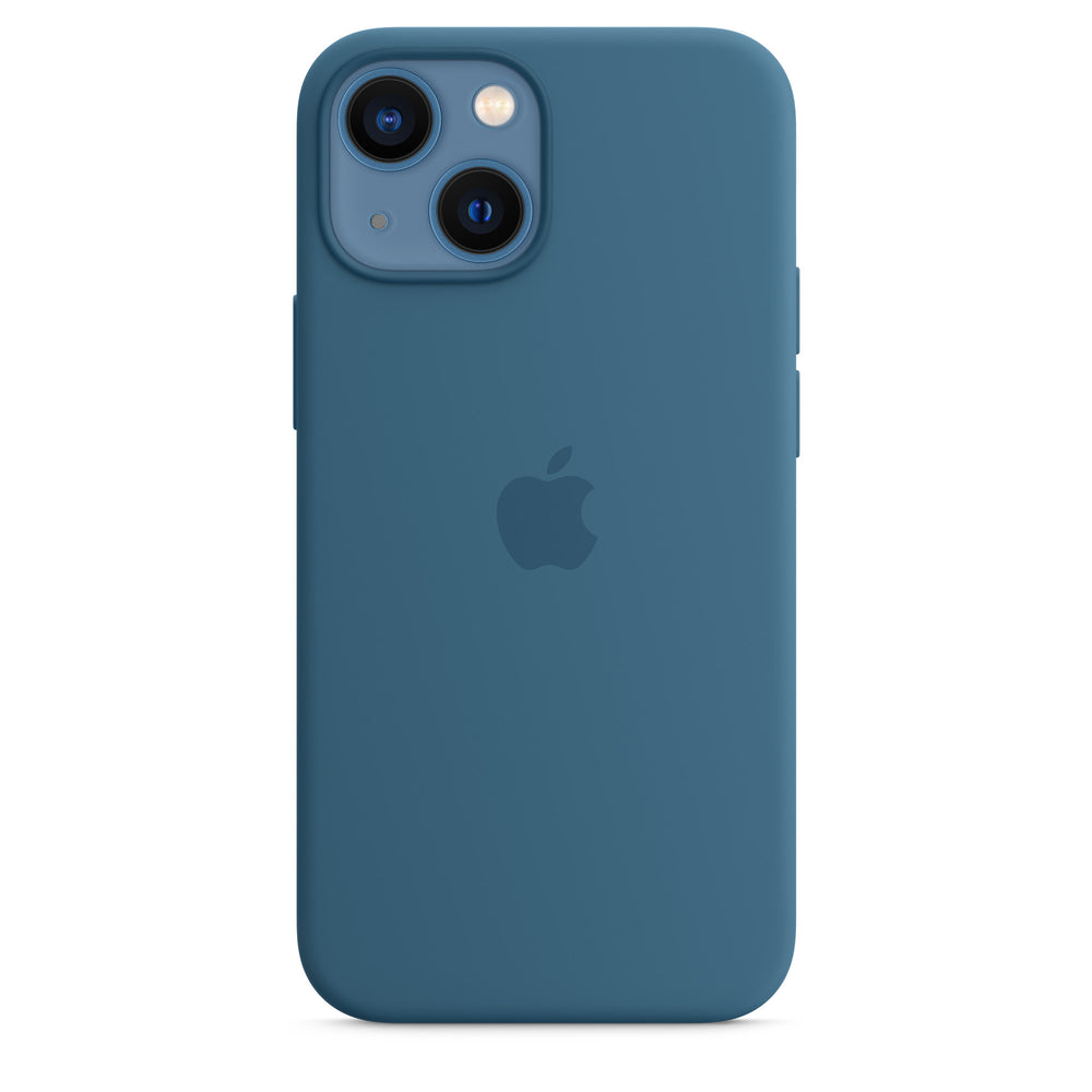 غطاء حماية سيليكون لهاتف iPhone 13 mini مع MagSafe - Blue Jay OB