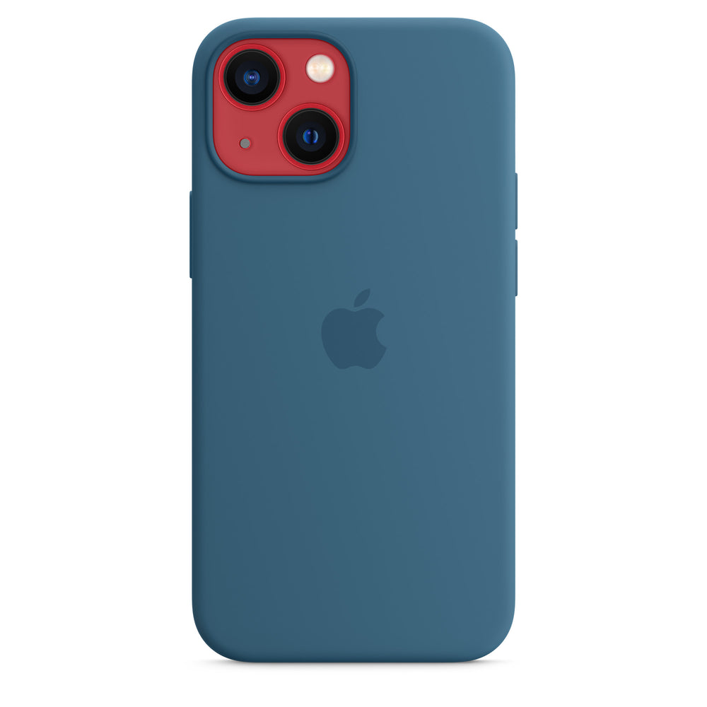 غطاء حماية سيليكون لهاتف iPhone 13 mini مع MagSafe - Blue Jay OB
