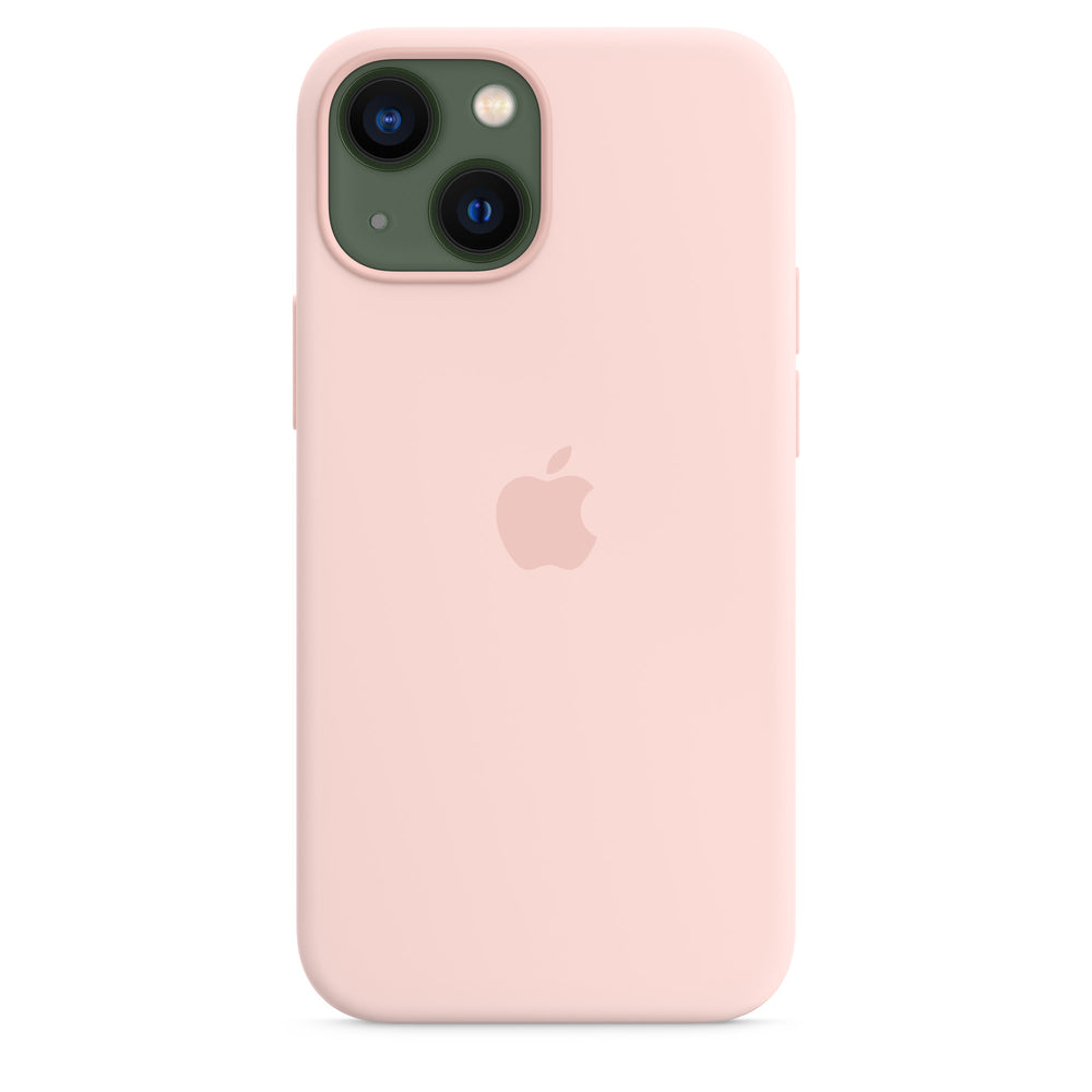 غطاء حماية سيليكون لهاتف iPhone 13 mini مع MagSafe - Chalk Pink OB