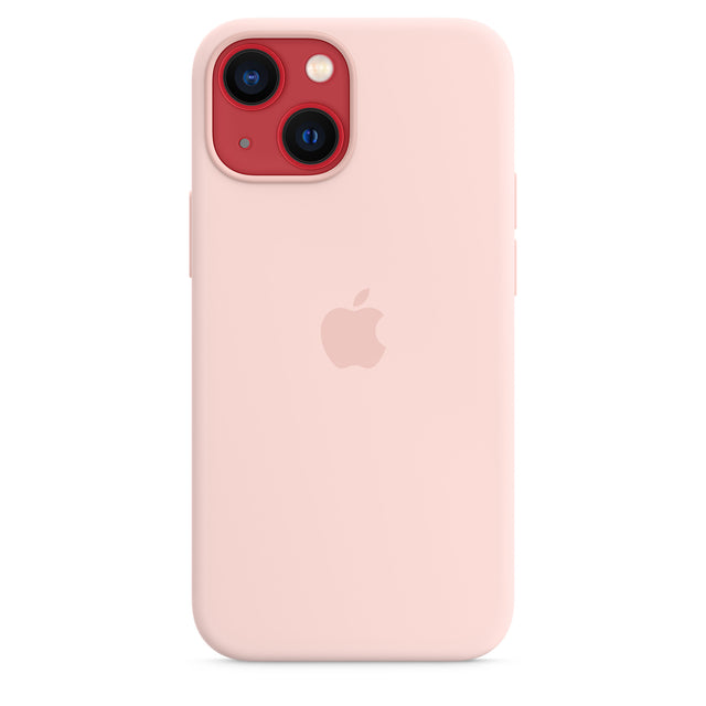 غطاء حماية سيليكون لهاتف iPhone 13 mini مع MagSafe - Chalk Pink OB